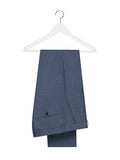 Blauw/grijs pak met subtiele weving