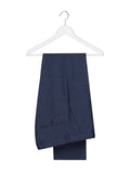 Blauw pak met subtiele weving